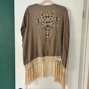 Umgee Boho Cardigan Embroidered
